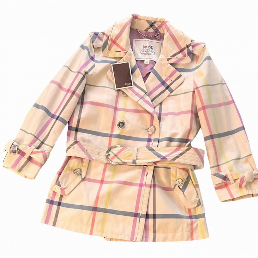 Brand new* Runway Coach colored Trench Coat